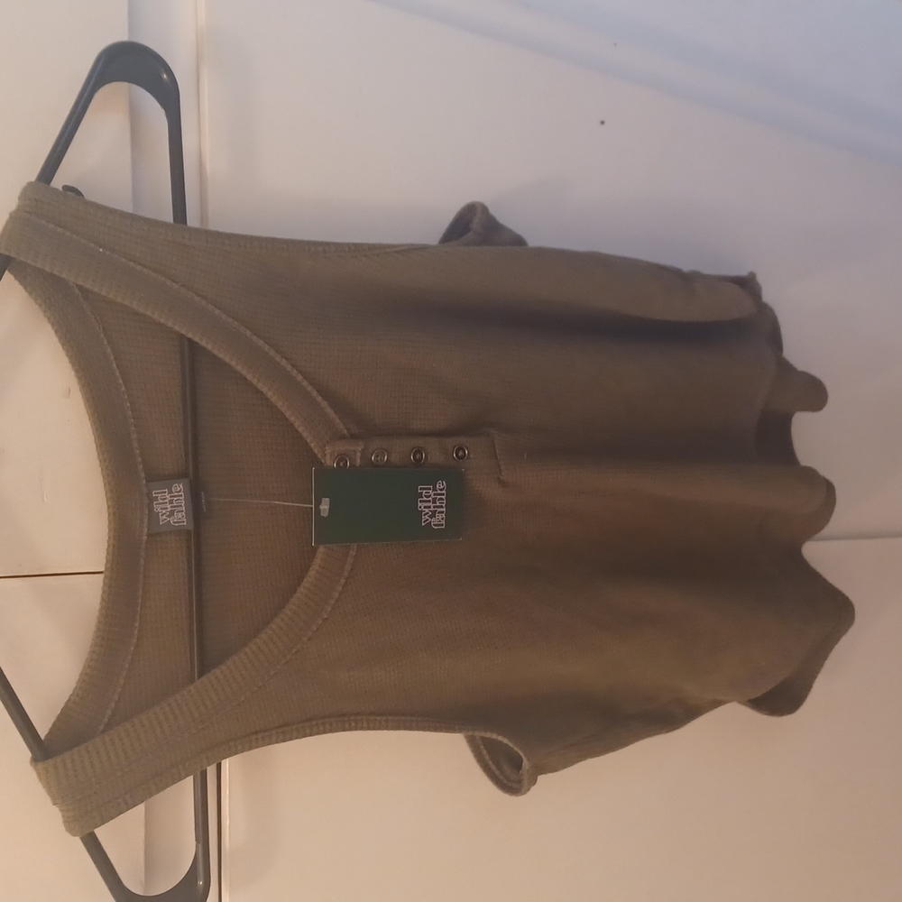Cute army green color top from target